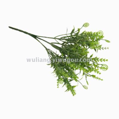 Home decoration simulation of indoor and outdoor decoration of the 7 seahorse Lavender (flocking) aquatic bouquet