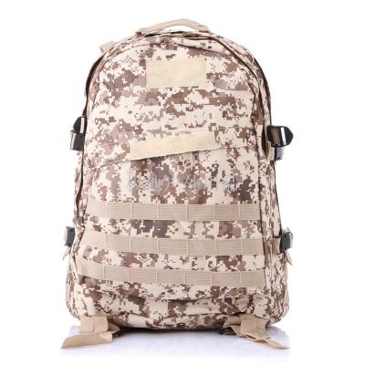 Outdoor sports camouflage backpack fans climbing hiking bag shoulder length 3D attack backpack tactics