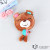 Plush Cartoon Backpack Cute Kid's Messenger Bag Happy Bear Satchel