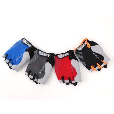Car Knight Fashion New Riding Fitness. Half Finger Men's and Women's Silicone Non-Slip Gloves