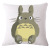 Cotton and linen pillow cartoon totoro pillow sofa cushion with a core breathable car back cushion