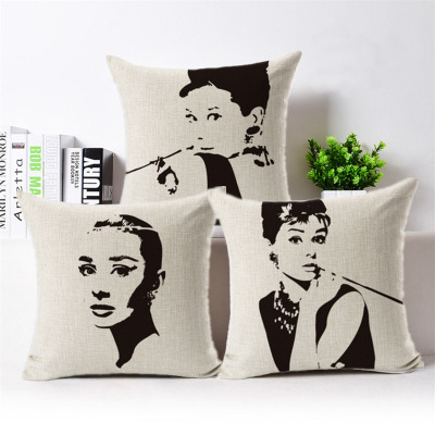 Black and white series Occident style pillow pillow car cushion pillow pillow