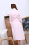 5 star hotel bathrobe custom pink peach skin velvet double layer bathrobe custom bathrobe