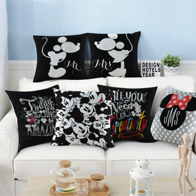 Cute mickey pillow manufacturers direct sales wholesale office pillow pillow