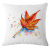 Hot-transfer maple leaf pillow case square European pillow DIY birthday gift