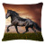 New Chinese style modern horse cotton linen pillowcase cushion cover sofa pillow