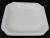 Hotel Hotel Hotel plate ceramic tableware dish dish plate is pure white square
