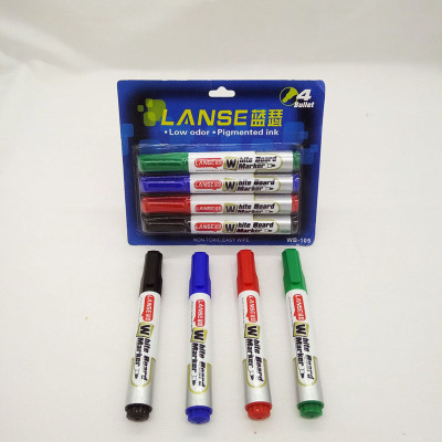 Lancer WB-105 4 suction card is easy to wear without traces of water-based whiteboard pen
