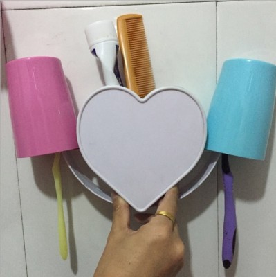 Love toothbrush holder heart - shaped toothbrush holder couple wedding suits set new strange products
