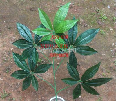 Simulation plant fake leaves leaves the background of flowers and leaves tree project hotel tree decoration wholesale
