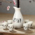 Dehua Ceramics Set of Separators Drums Japanese Liquor Wine Tasting Wine Sets Wine Sets Tea Sets