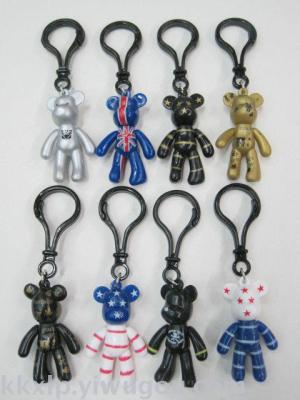Violent Bear Key Chain Pendant Korea Violent Bear Wholesale Factory Mini Pvc Violent Bear Pendant