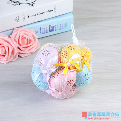 Its an egg shell children hand - made toy kindergarten creative DIY decoration hanging decorations.