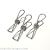 5. 6cm Non-Magnetic Wire Clip Drying Gadget Metal Clip Stainless Steel Clip
