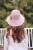 Spring and summer new style basin hat cloth hat folding sunshade hat double color bow tie