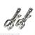 8.5cm Stainless Steel Clip Small Open Clip Drying Windproof Clip Quilt Clip Multi-Purpose Clip