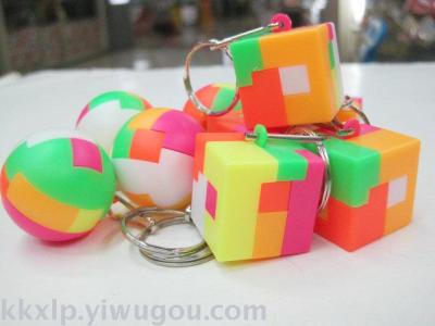 Cube Key Chain Pendant 2.5CM Cube Pendant Children's Smart Cube Mini Cube