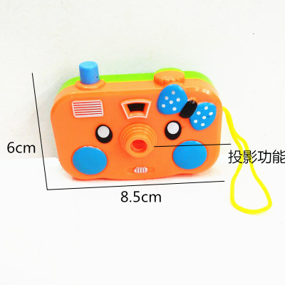 Children's educational toys pocket plastic cartoon camera with projection function toys