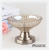 Creative living room modern crystal dessert tray family simple European personality flower dry fruit plate