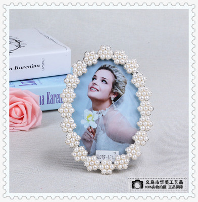 Picture frame places stage a fancy Europe type style Picture frame Europe type wedding gauze to shine a pearl