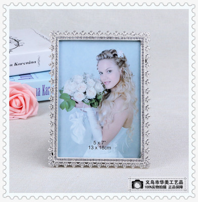 Creative photo frame wedding photo frame studio fashion European pearl