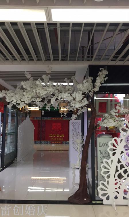 婚庆道具樱花树创意摆件签到台装饰迎宾区布置婚礼舞台背景