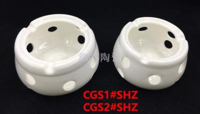 Hotel ceramic magnesia porcelain teapot stewed cup holder alcohol candle stove multi - purpose seat