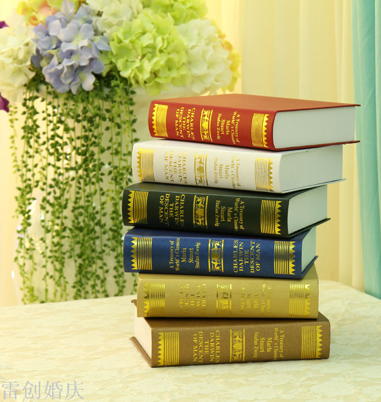 婚庆创意道具书 装饰书 签到台摆件 摄影道具 婚庆道具用品