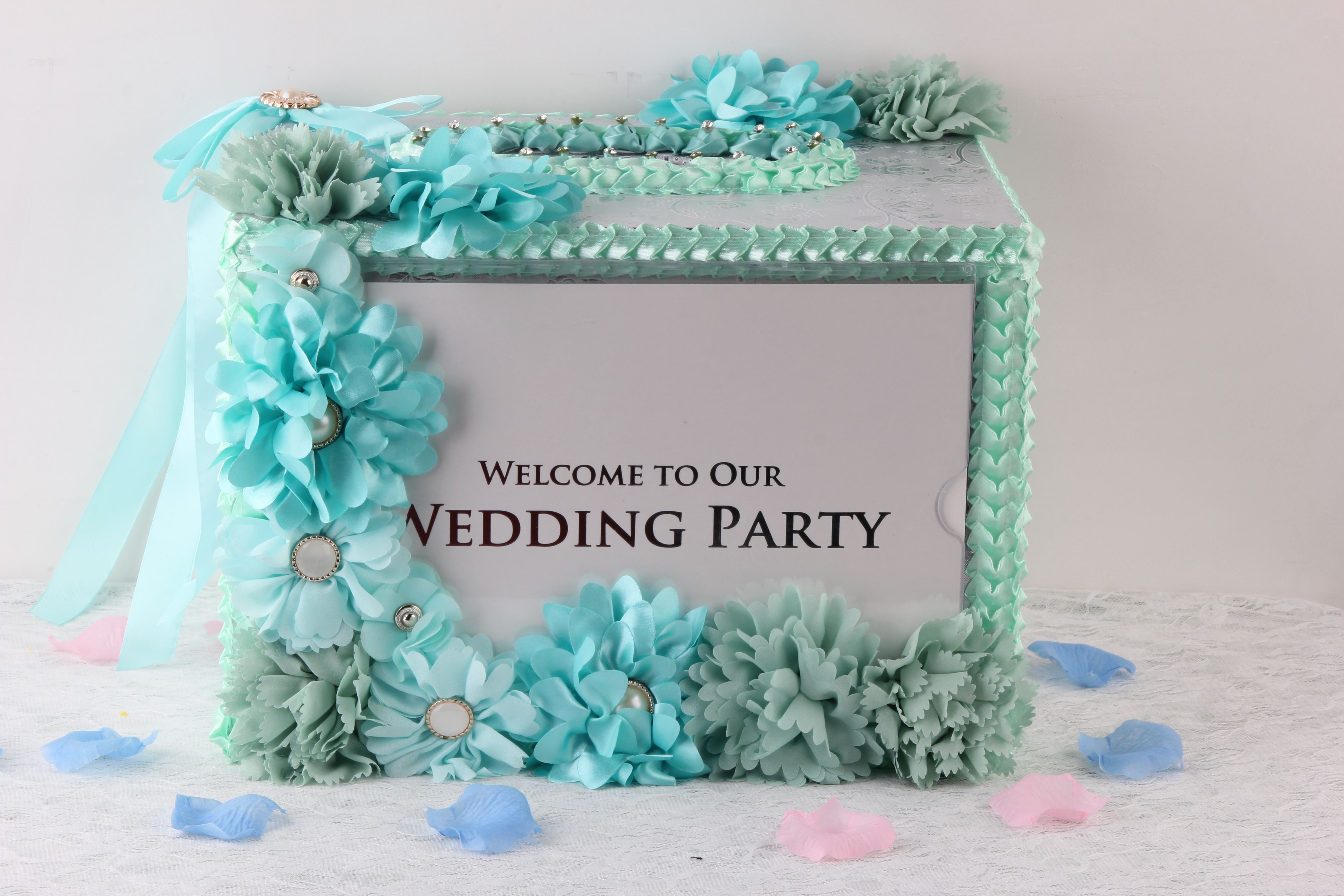 婚庆道具豪华婚礼礼金箱签到台布置摆件装饰用品红包箱抽奖箱