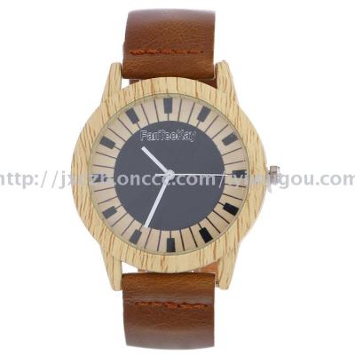 2017 latest retro wooden watch large watch