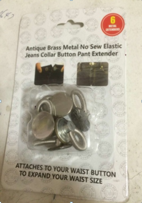 Metal extension button elastic button trousers buckle metal spring button TV TV shopping