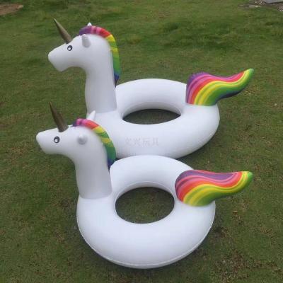 Thickening increase Unicorn swimming ring swimming ring inflatable 120ccm 90cm