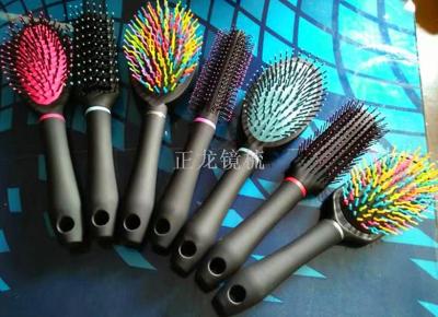 New environmentally friendly materials color color needle handle hair comb practical high-end gift comb