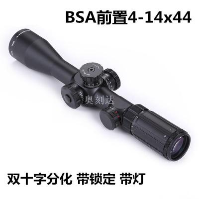 BSA front tmd4-14x44 front sight double cross lock with high aseismic aim.