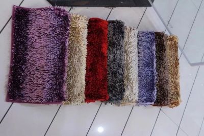 Superfine fiber shiny chenille rugs