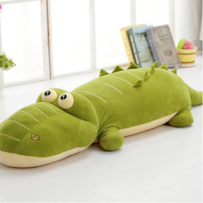 Crocodile Pillow Doll Cute Large Plush Toy Sleeping Pillow Doll Ragdoll Birthday Gift for Boys and Girls