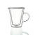 Borosilicate Heat-Resistant Double-Layer Cup Insulation Band Liner Cover Glass Teacup Tea Set Double Layer Green-Tea Cup Glass