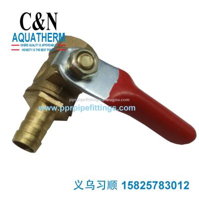 Supply of brass gas switch red handle ball valve
