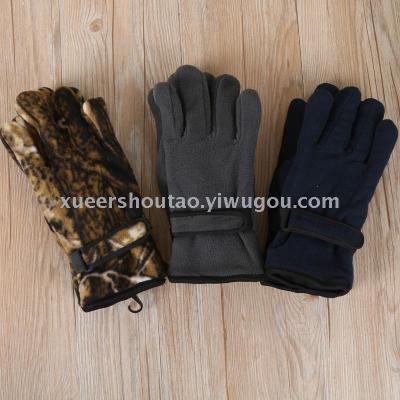 Autumn and Winter Cold-Proof Gloves Camouflage Warm Gloves Super Soft Sports Gloves