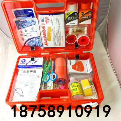 Spot wholesale wall-mounted first aid kit large hand carry medicine box home ABS plastic emergency box containing drugs