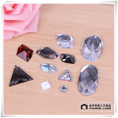 Acrylic drilling drilling shoes clothing headdress DIY jewelry accessories clothing accessories