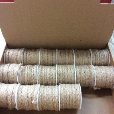 Factory direct sales of raw color hemp rope pure natural hemp roll large wholesale price concessions