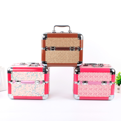 Multi - functional beauty makeup portable case multi - storey storage box