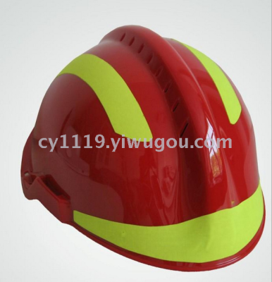 Boutique Fire Helmet Reddish Yellow Reflective Helmet Emergency Rescue Earthquake Rescue Helmet