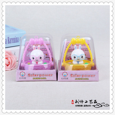 Creative Car Decoration Shaking Head Cute Bunny Car Decoration