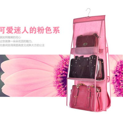 Double-sided multi-layer non-woven hanging bag household perspective dust-proof finishing package