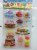 Factory Direct Sales Printing Jelly Refridgerator Magnets ,DIY Glass Paster Cartoon Fruit Cake Stickers Large