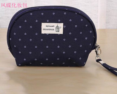 Foreign trade burst PU semi - round hand - made cosmetic bag coin purse bag bag