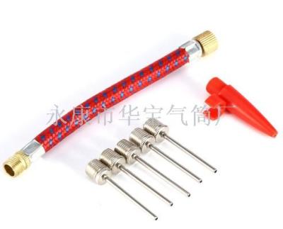Factory Direct Sales American Mouth Metal Ball Needle Red Air Nozzle Spot Quantity Discounts Soft Air Nozzle Football Equipment
