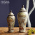 Foreign trade European and American-style vintage worn sofa hand-painted ceramic jar decorations home decoration large